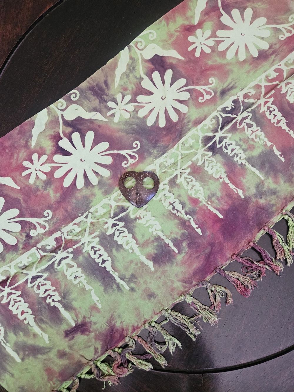 Boho Floral Sarong Wrap From Bali